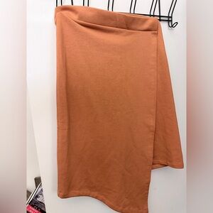 Elegant Orange Women's Skirt